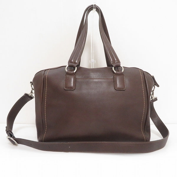 Tsuchiya Kaban Seizosho Handbag 927969 Brown Leather Shoulder Bag With Strap