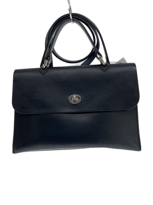 Mimi Berry Hebe 2-way Shoulder Bag Handbag Black Leather Purse Convertible