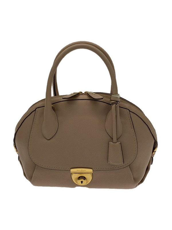 Gf-21e770 Beige Leather Shoulder Bag Designer Handbag Solid