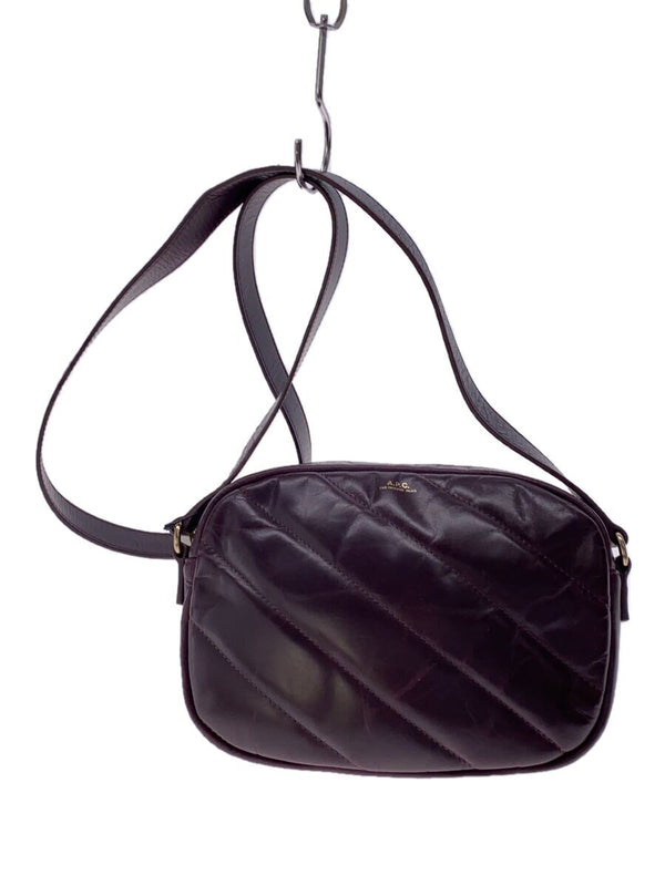 A.p.c. Shoulder Bag Leather Burgundy Womens Designer Crossbody Bag