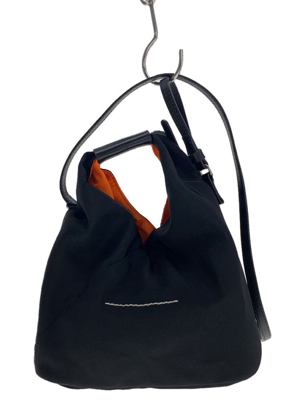 Mm6 Japanese Shoulder Bag Black S54wd0106 Womens Designer Handbag Tote Fashion