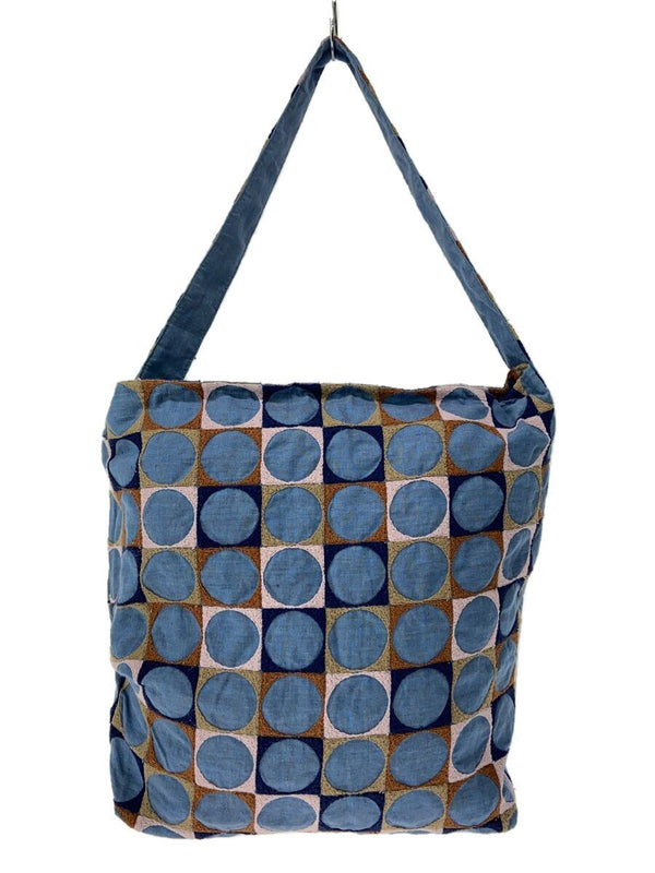 Mina Perhonen Shoulder Bag Cotton Multicolor Iridescent Large Tote Everyday