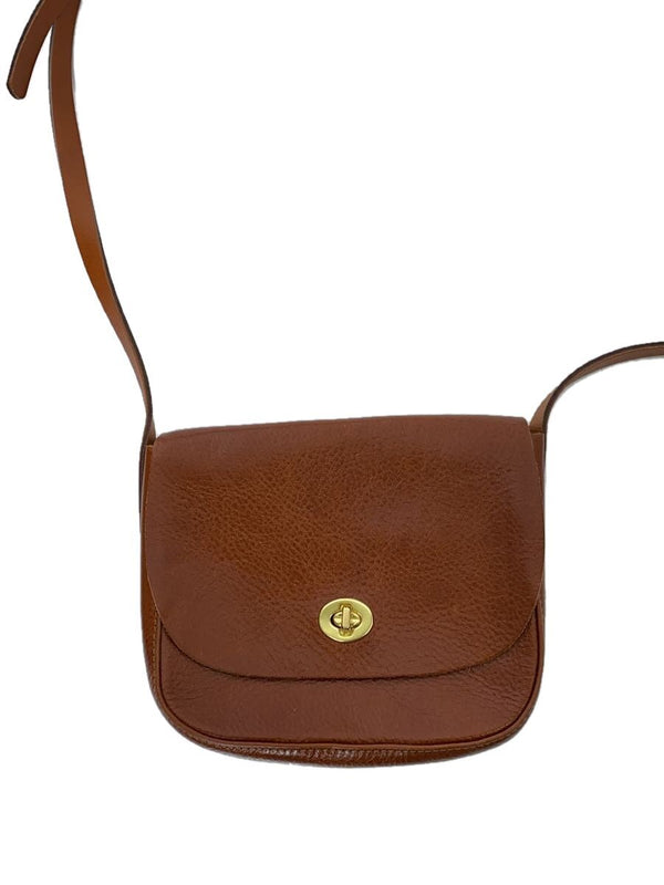 Mimi Berry Shoulder Bag Leather Brown Solid Color Purse Everyday Carry Casual