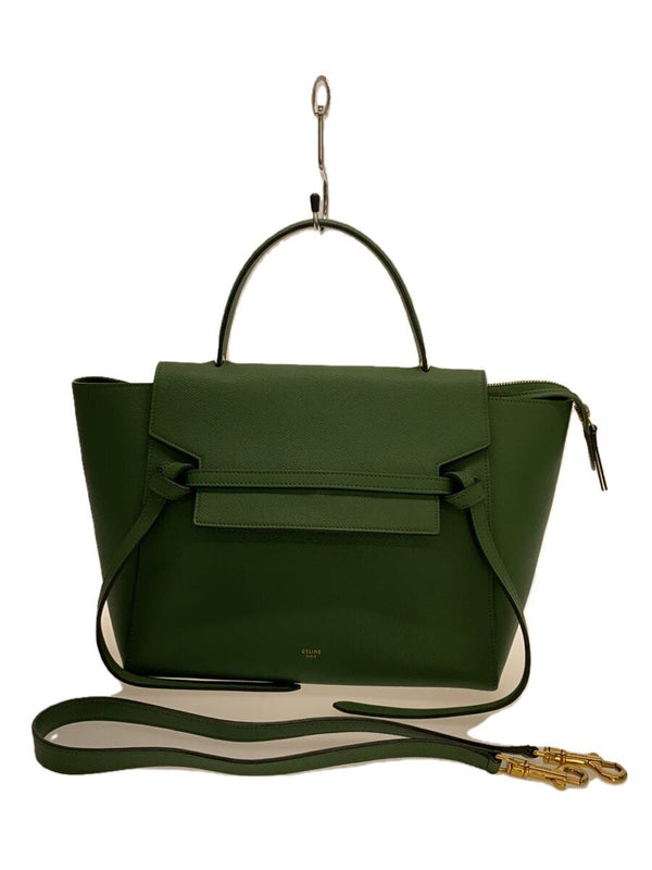 Celine Shoulder Bag Leather Green Belt Bag Micro Celine Designer Handbag Purse