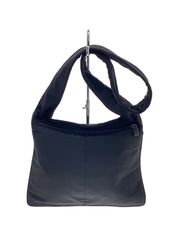 Miu Miu Shoulder Bag Solid Black Leather Purse Designer Handbag Womens Fashion