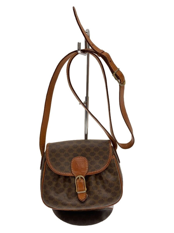 Celine Shoulder Bag Brown All-over Pattern Designer Handbag Purse Luxury Womens