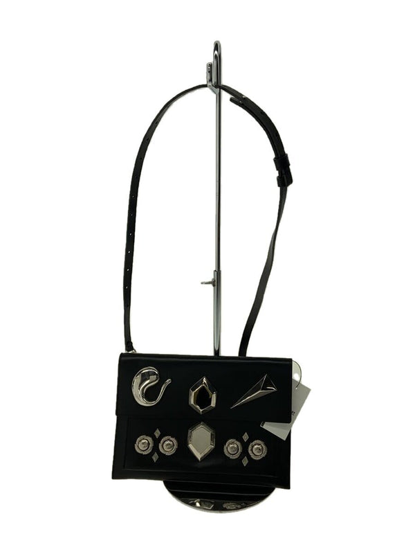 Toga Pulla Leather Shoulder Bag Black Designer Crossbody Purse Womens Fashion