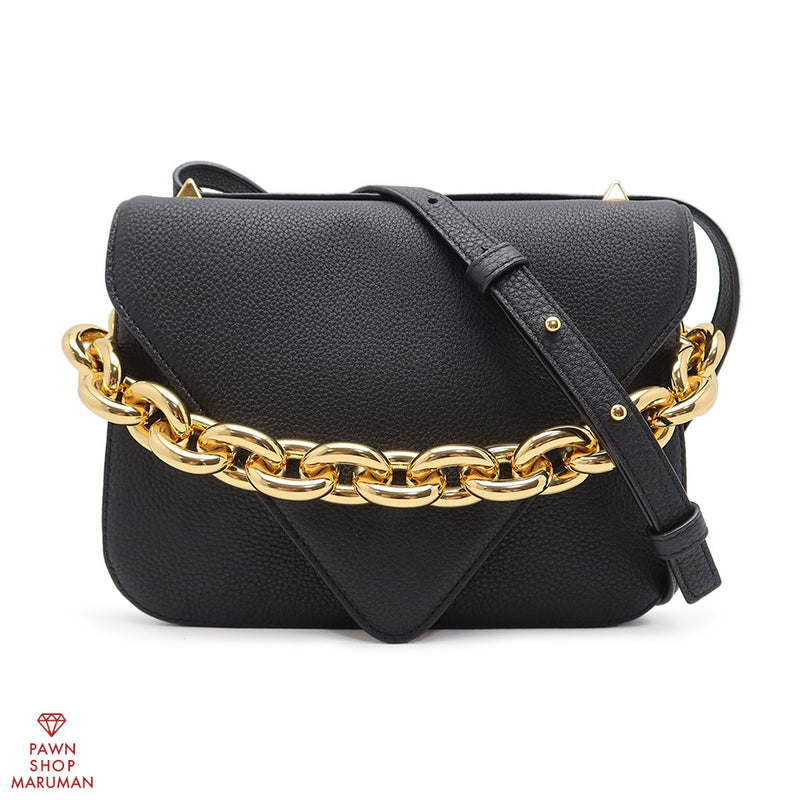 Mount Small Shoulder Bag 667399v12jo8425 Black Calf Leather Gold