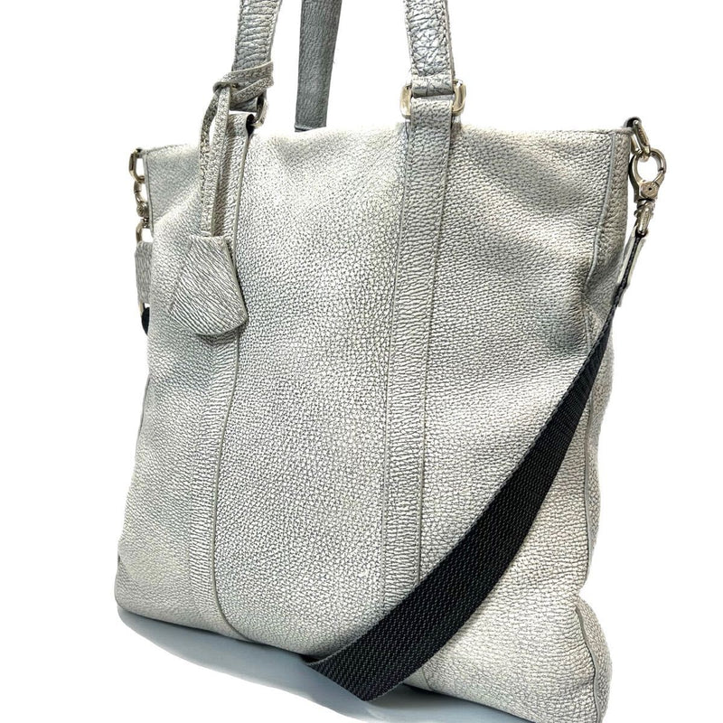 Aniary Grind Leather 2-way Bag White Current Model Shoulder Bag Tote Handbag