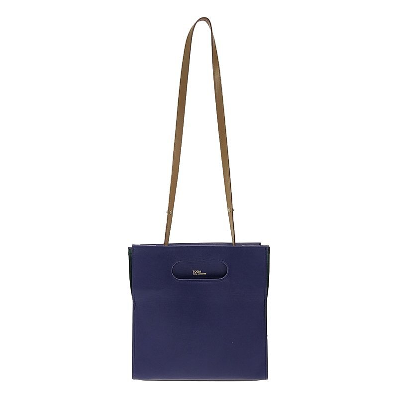 Toga 2-way Small Leather Bag Shoulder Bag Blue-green-brown Womens Handbag