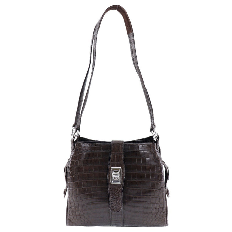 Morabito Shoulder Bag I131824223 Crocodile Leather Handbag Designer Womens