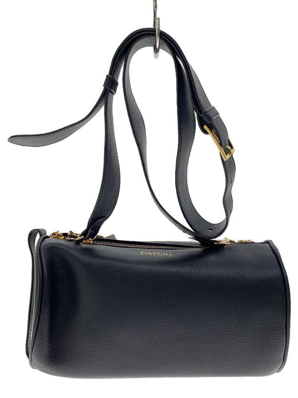 Patou Shoulder Bag Faux Leather Barrel Bag Ac0080084999b Black Designer Handbag