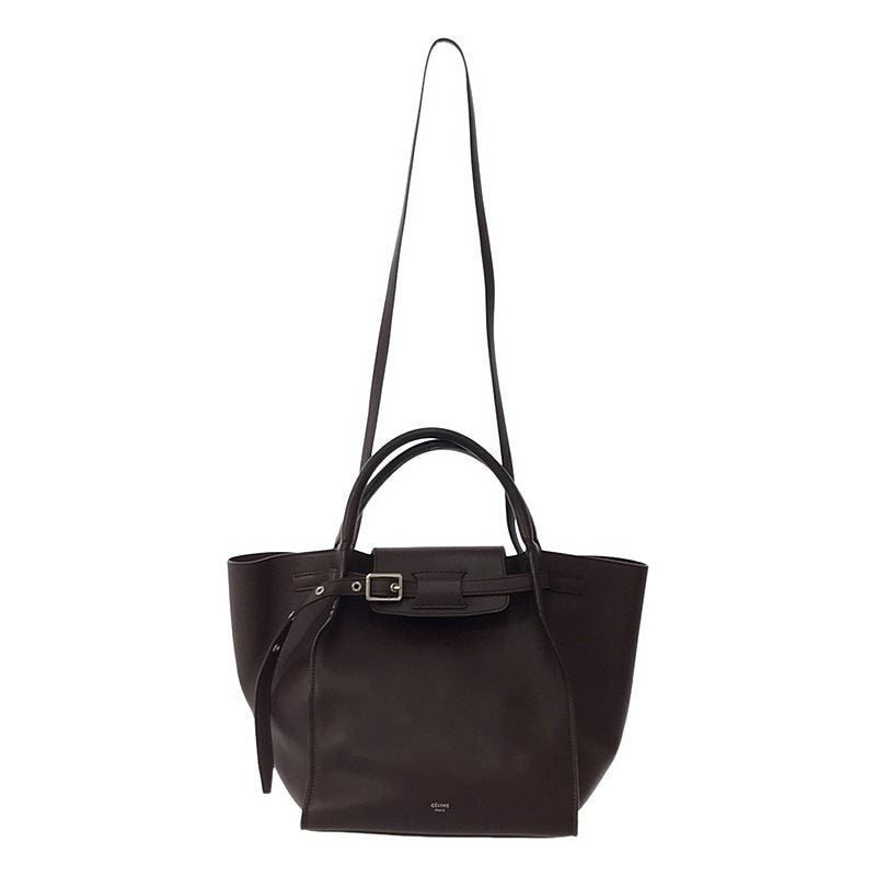 Celine Big Bag Small Burgundy Calfskin 2-way Shoulder Bag Womens Designer