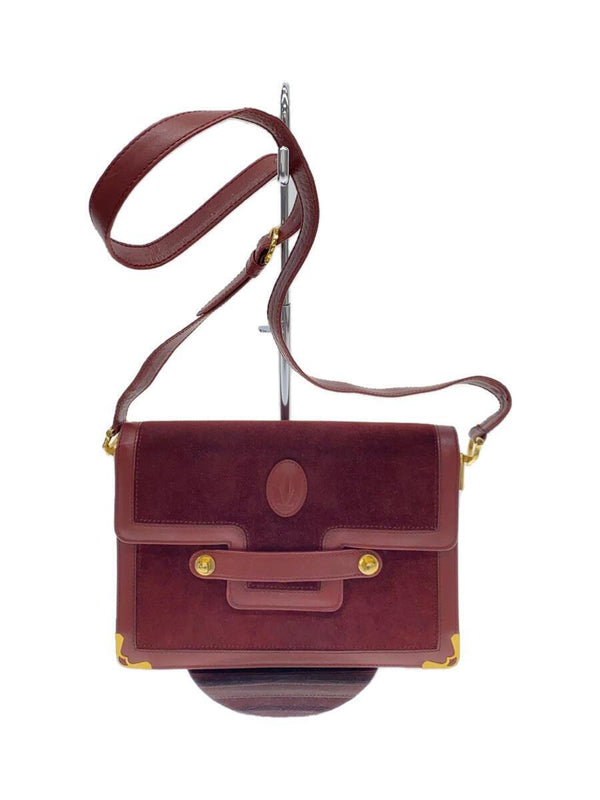 Shoulder Bag Suede Burgundy Designer Handbag Purse Womens Fashion