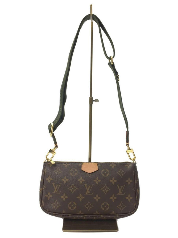Multi Pochette Accessoires Monogram Canvas Brown Khaki Pvc