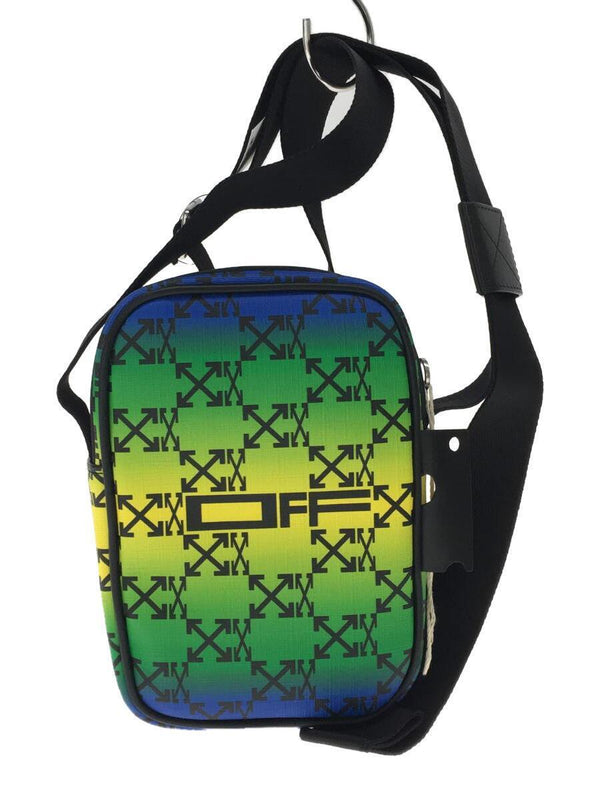 Off-white Monogram Crossbody Bag Multicolor Pvc Shoulder Bag Green All-over