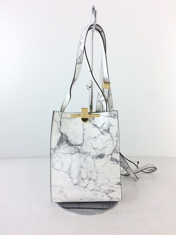 Zanchetti Shoulder Bag Cowhide Leather White Pattern Designer Handbag Fashion