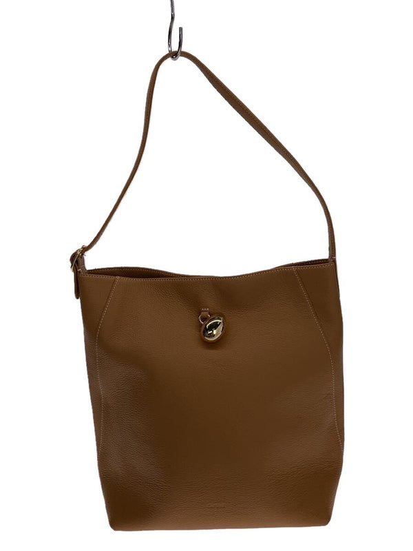 Cafune Shoulder Bag Leather Camel Daily Designer Handbag Crossbody Womens
