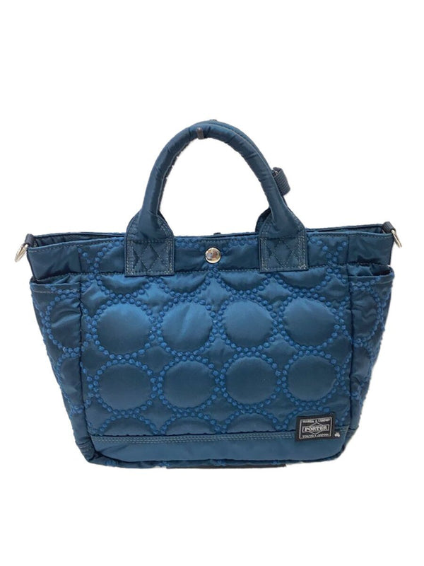 Porter Waist Bag Tambourine 2way Shoulder Bag Nylon Blu Lightweight Crossbody