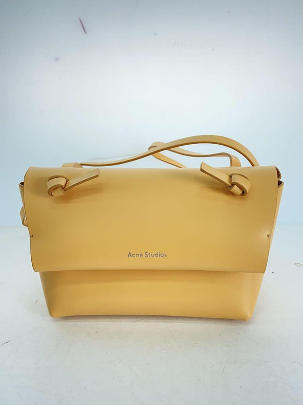 Shoulder Bag Leather Beige Solid Color Designer Purse Womens