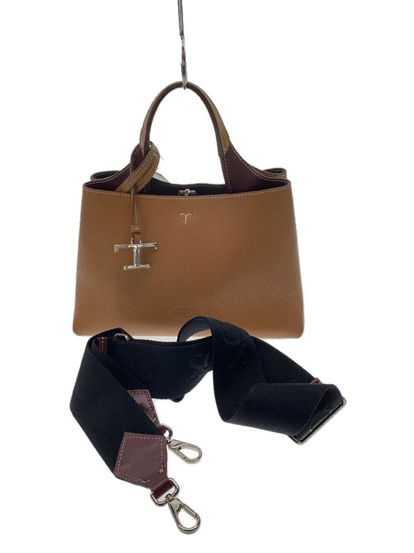 Tods Shoulder Bag Brown Leather Micro Bag Womens Designer Handbag Purse