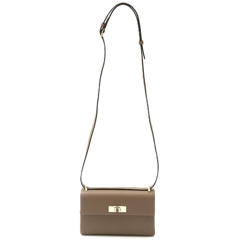 Bonaventura Vittoria Mini Shoulder Bag Bcbn1-et Greige Nobre Italian Smooth