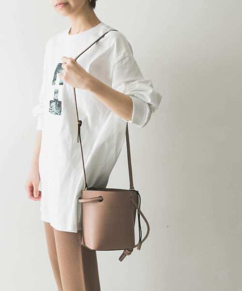 Orsetto Leather Bucket Bag 2-way Convertible Shoulder Bag Designer Handbag