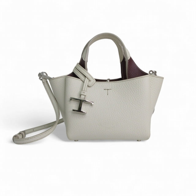 Leather Micro Shoulder Bag Handbag White Sb0808001624 0902 Womens Designer