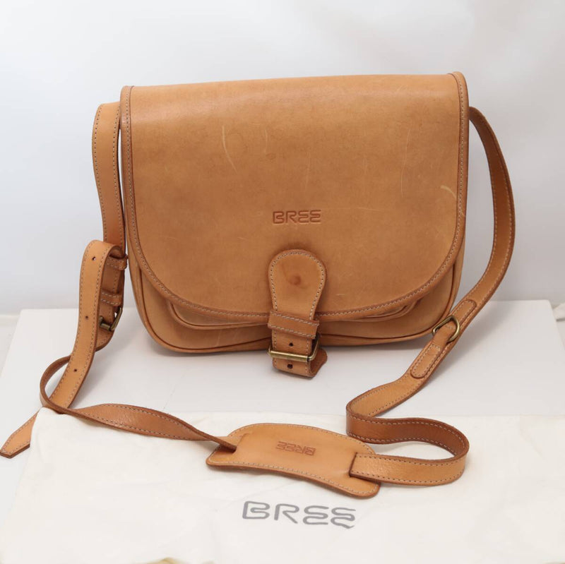 Bree Vegetable-tanned Leather Shoulder Bag Camera Bag Cowhide Top Mini Bag For