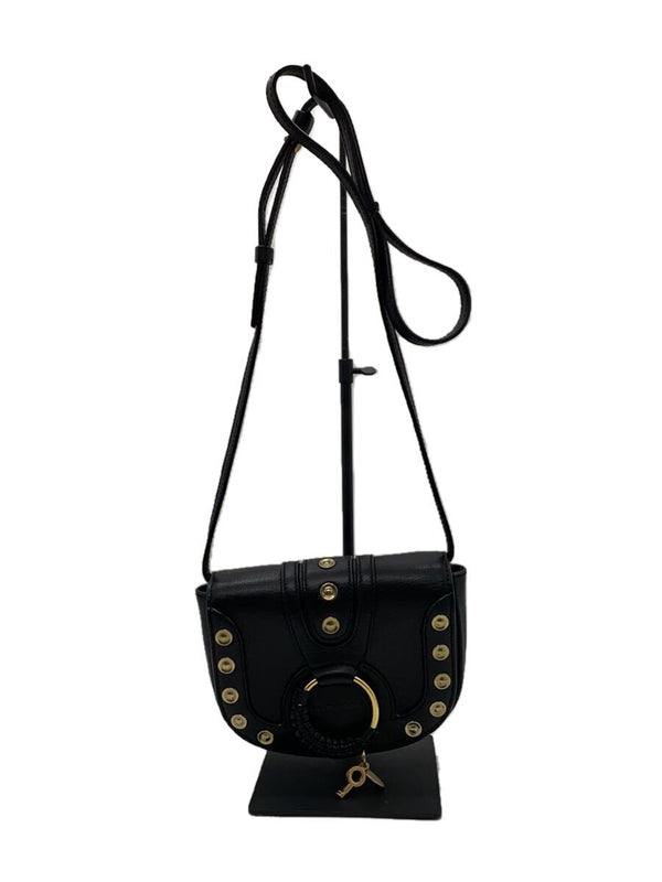 See By  Shoulder Bag Leather Black 9s7901-p393 Designer Handbag Womens