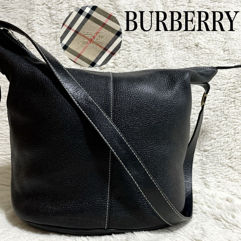 Bucket Bag Black Nova Check Shoulder Bag Designer Handbag Womens