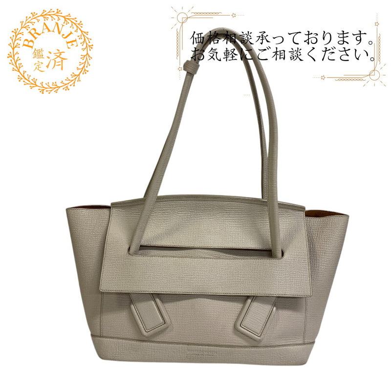 The Arco 48 Tote Bag White Leather 2-way Shoulder Bag Womens