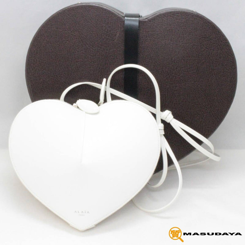 Alaia Le Coeur Heart Shoulder Bag Designer Handbag Leather Purse Fashion