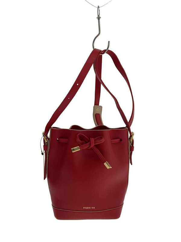 Paris64 Mini Always Shoulder Bag Leather Red Handbag Small Designer Purse