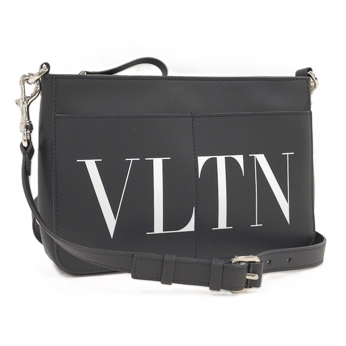 Caravani Vltn Black Leather Shoulder Bag Designer Handbag Crossbody