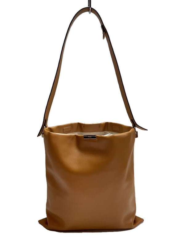 Punti Shoulder Bag Camel Leather Crossbody Handbag Everyday Carry Lightweight