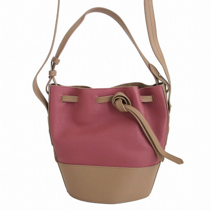 Morabito Tertre Sac Seau Bucket Bag Drawstring Handbag Shoulder Bag Antique