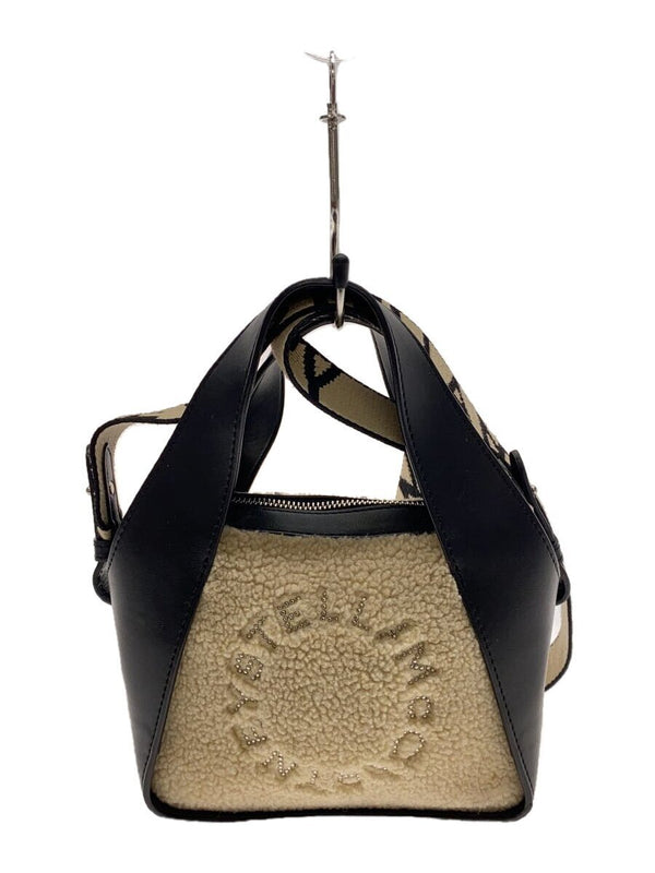 Stella Mccartney Shoulder Bag Beige Canvas Tote Designer Handbag Womens Fashion