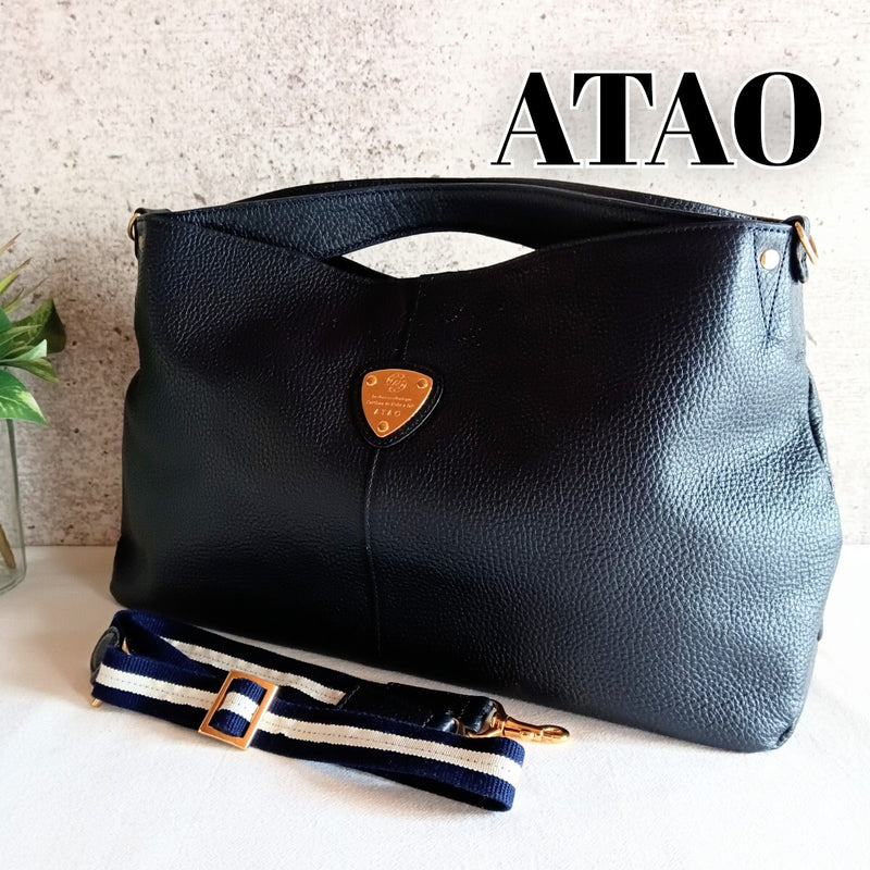 Elvy 2-way Leather Shoulder Bag Womens/mens Convertible Crossbody Everyday