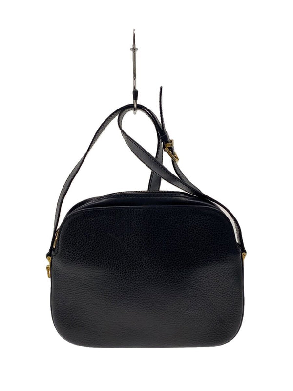 Celine Shoulder Bag Leather Black Solid Color Designer Handbag Fashion Purse