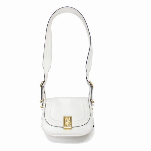 Small Sadie Satchel Goat Bag Off-white Leather Shoulder Bag Designer