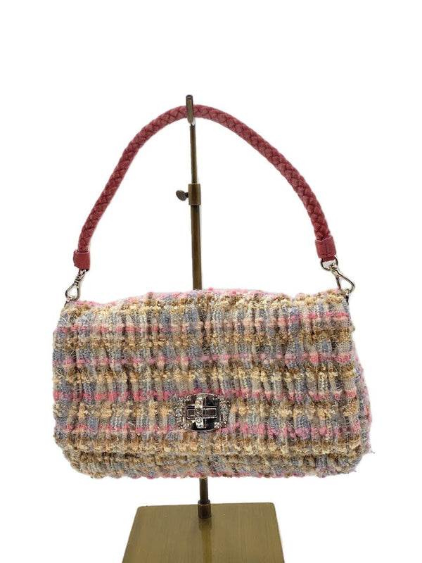 Miu Miu Shoulder Bag Pink Leather Designer Handbag Purse Womens Fashion