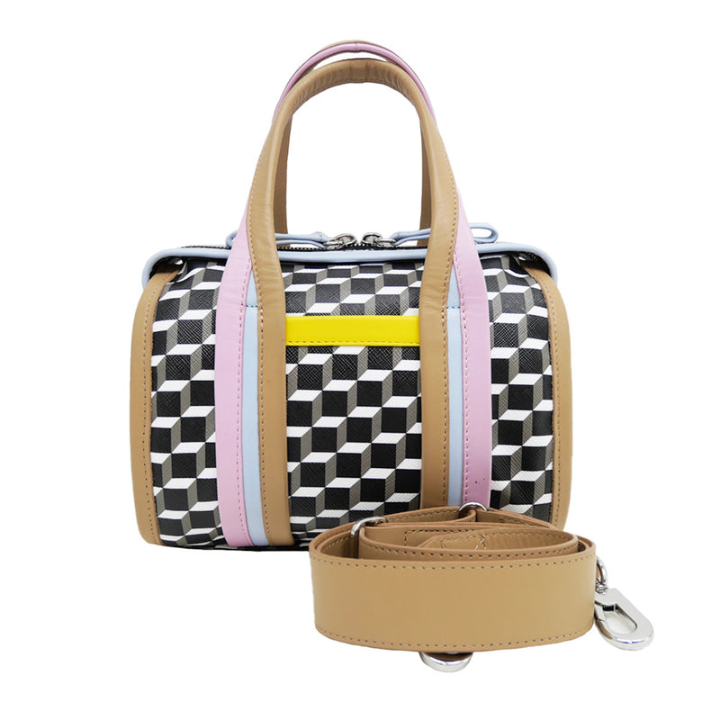 Meito Pierre Hardy Cab 2-way Shoulder Bag Micro Bag Cowhide Leather Womens