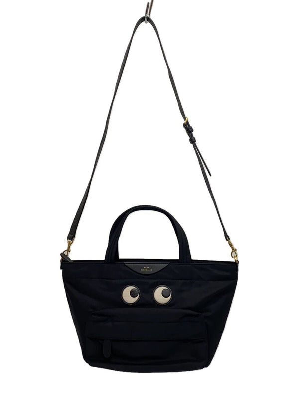 Anya Hindmarch Eyes Nylon Shoulder Bag Designer Handbag Lightweight Everyday Use