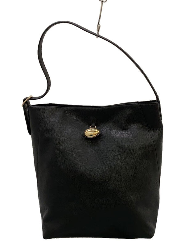 Cafune 23aw Drop Hobo Shoulder Bag Black Leather Handbag Designer Purse