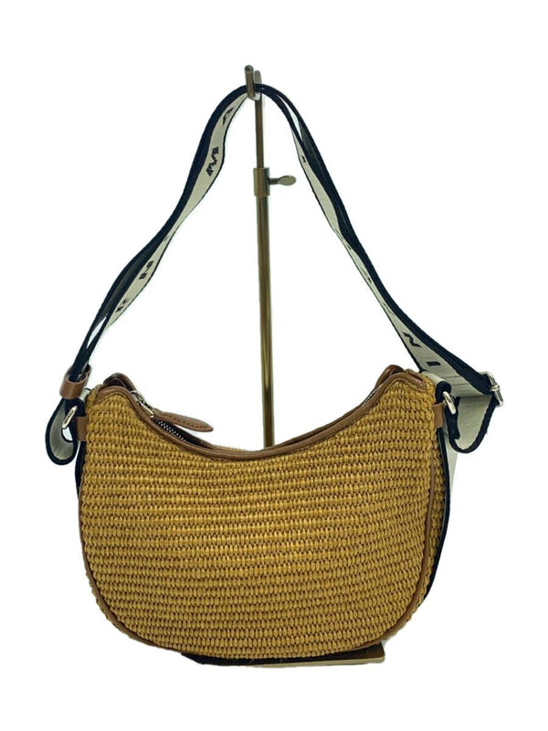 Marnibey Small Woven Shoulder Bag Brown Womens Handbag Casual Purse Everyday Use