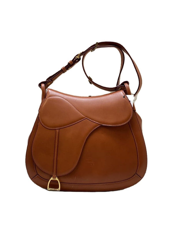 Somes Saddle Dr-51 Leather Shoulder Bag Brown Solid Color Everyday Carry