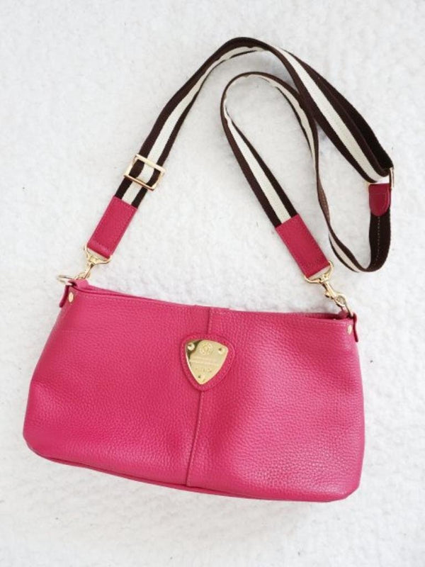 Bag 6453657 Dark Pink/brown Shoulder Bag Cute Elegant Stylish Perfect For