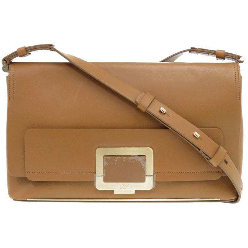 Brown Leather Shoulder Bag Womens Designer Handbag Fashion Purse