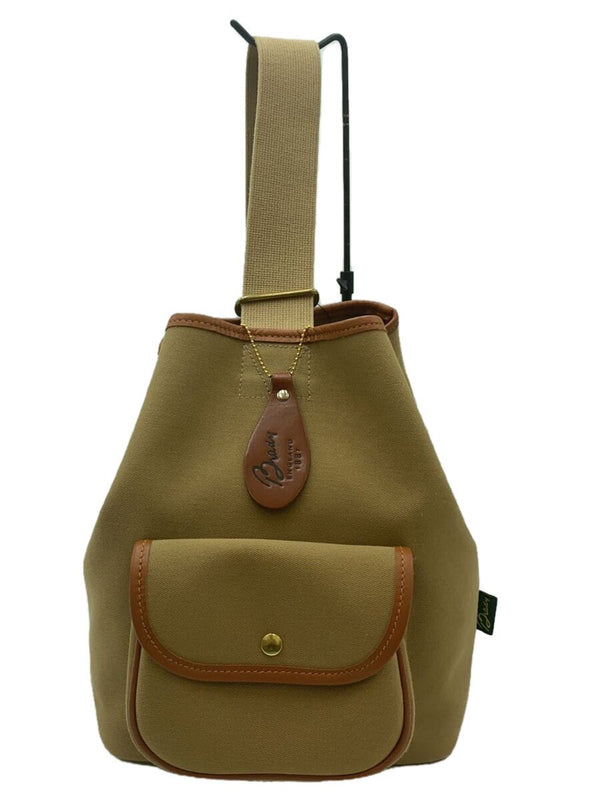 Brady Shoulder Bag Canvas Camel Crossbody Messenger Bag Casual Everyday Carry